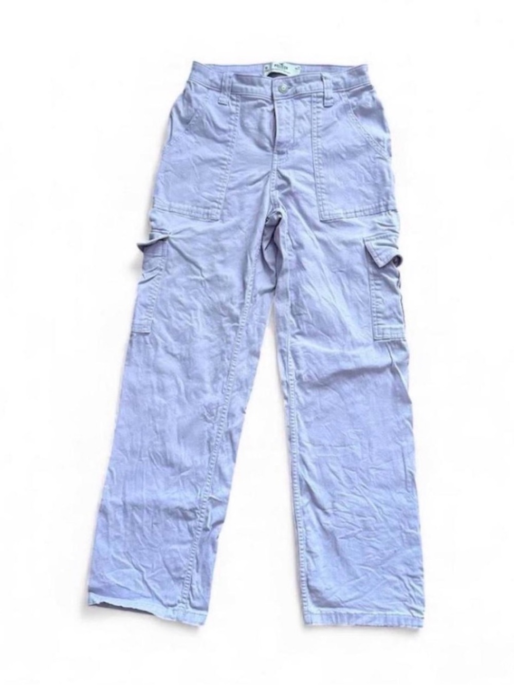 Hollister Lilac High-Rise Utility Dad Pants Juniors Size 25R